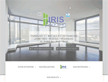 Tablet Screenshot of iris-fenetres.com